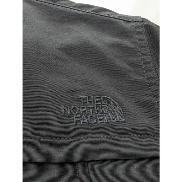 The North Face Class V Nylon Dress Size Large Black Mini Dress Belted Front Zip - Picture 7 of 8